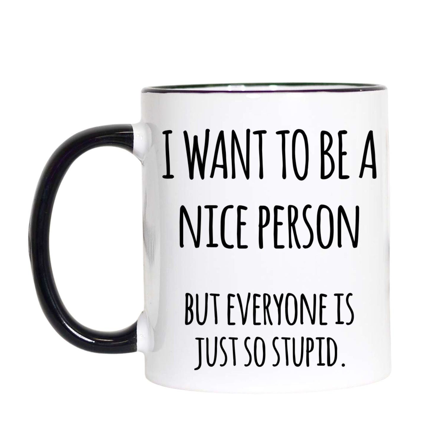 Mugsby Fun Novelty Coffee Mug White 11 oz