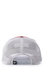 Ariat Mens Logo Patch Mesh Back Snapback Baseball Cap Hat (Red, One Size)