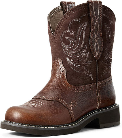 Ariat Womens Fatbaby Heritage Dapper Leather Western Boot