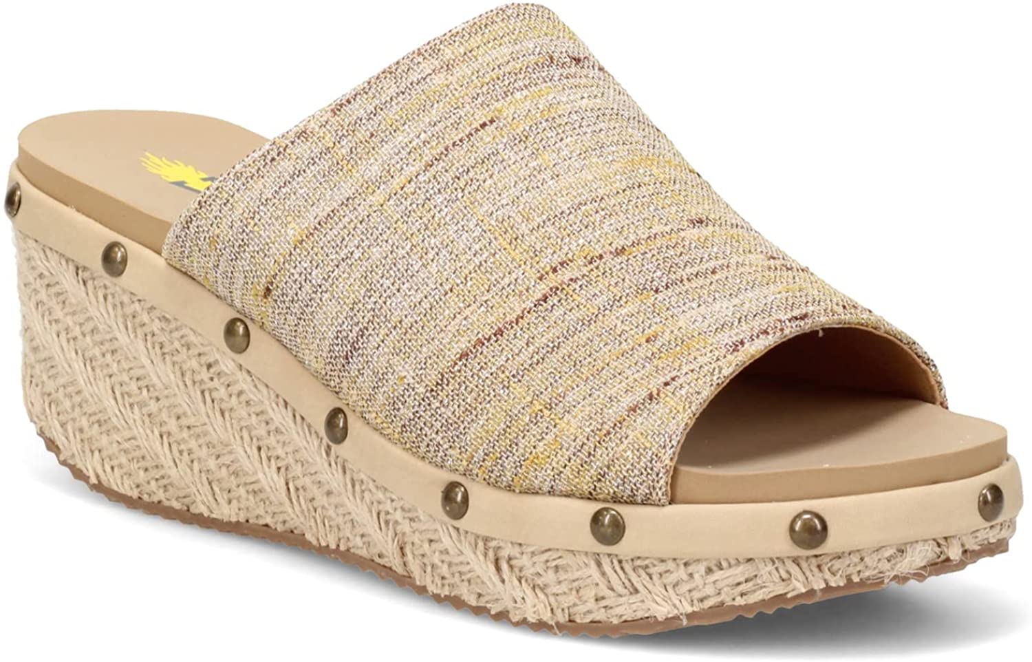 Volatile Womens Ravine Wedge Espadrille Sandal Slides