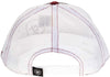 Ariat Mens Adjustable Snapback Mesh Cap Hat (Grey Heather/Burgundy, One Size)