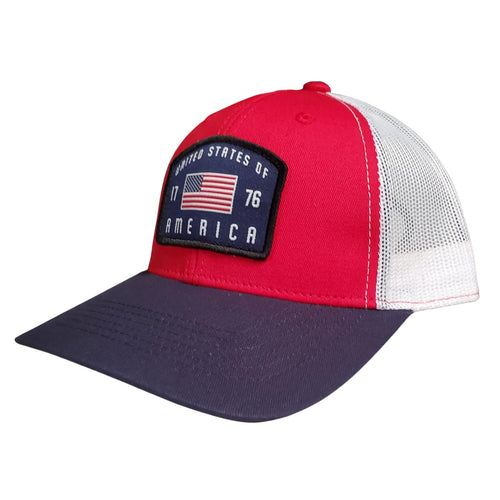 USA 1776 Patch Mens Adjustable Snapback Cap Hat