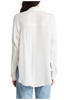 Blu Pepper Textured Long Sleeve Button-Up Top