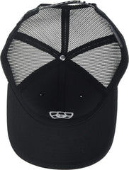 Ariat Mens Richardson 112 Adjustable Snapback Trucker Hat (Black)
