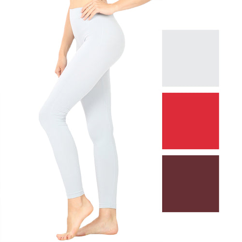 Zenana Womens Classic Seamless Leggings