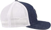 Hooey Mens Coach Flex Fit Mesh Back Baseball Cap Hat, Denim/White
