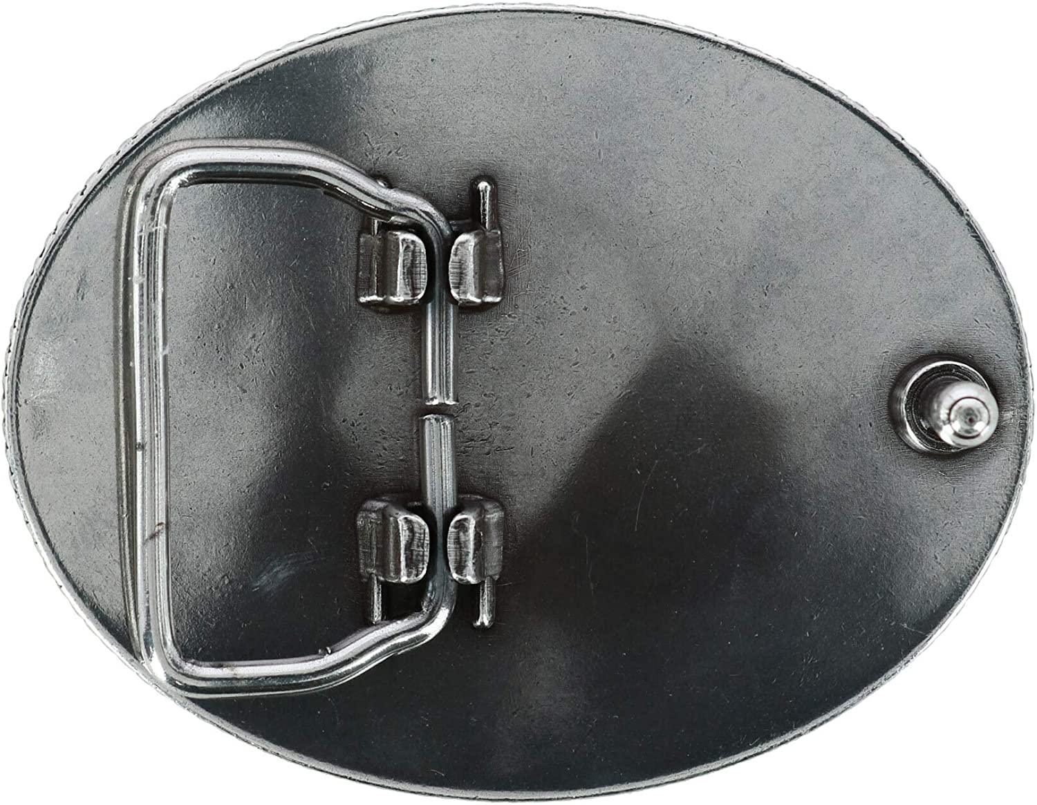 Ariat Youth Rodeo Champion Bull Rider Motif Buckle, Antique Silver