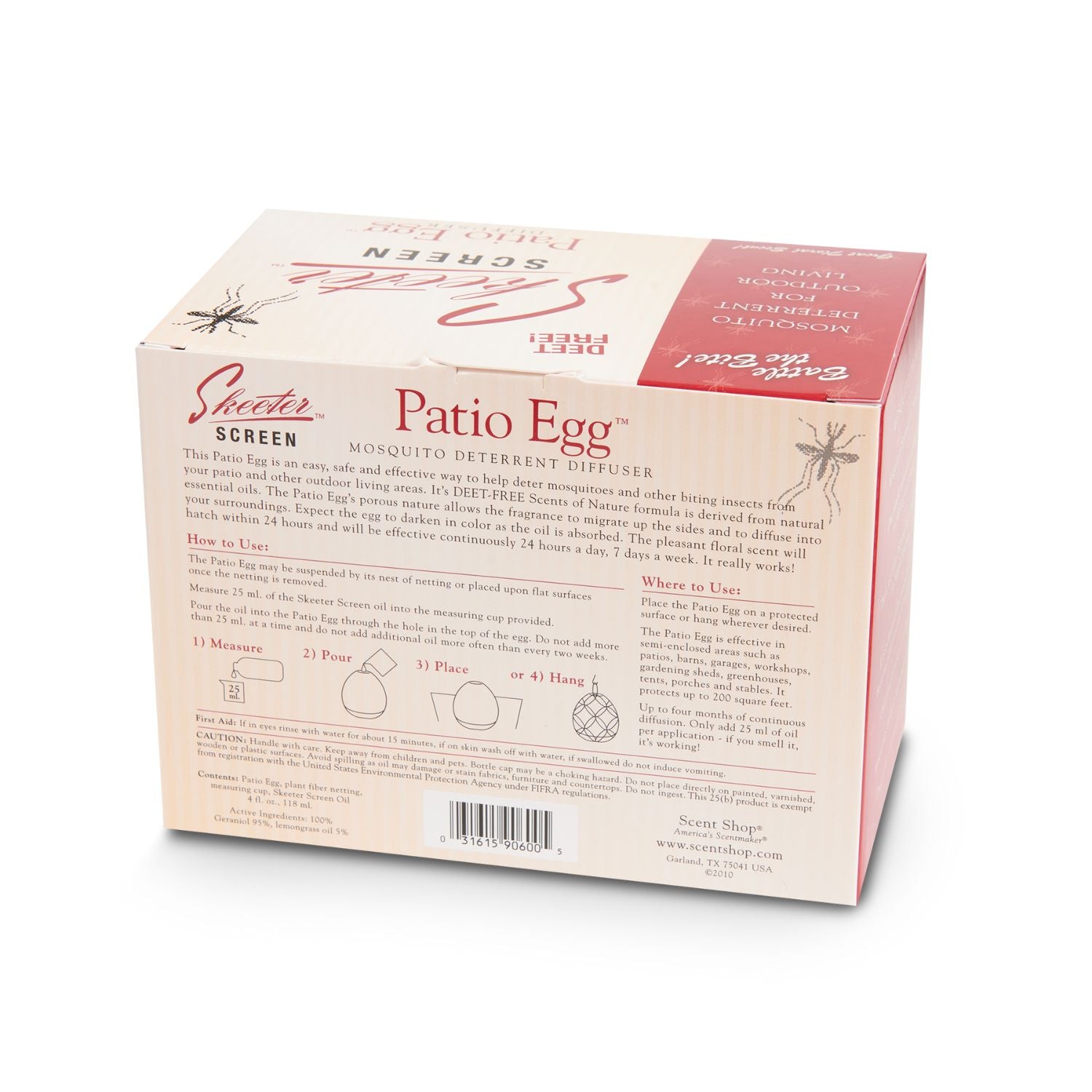 Skeeter Screen Patio Egg