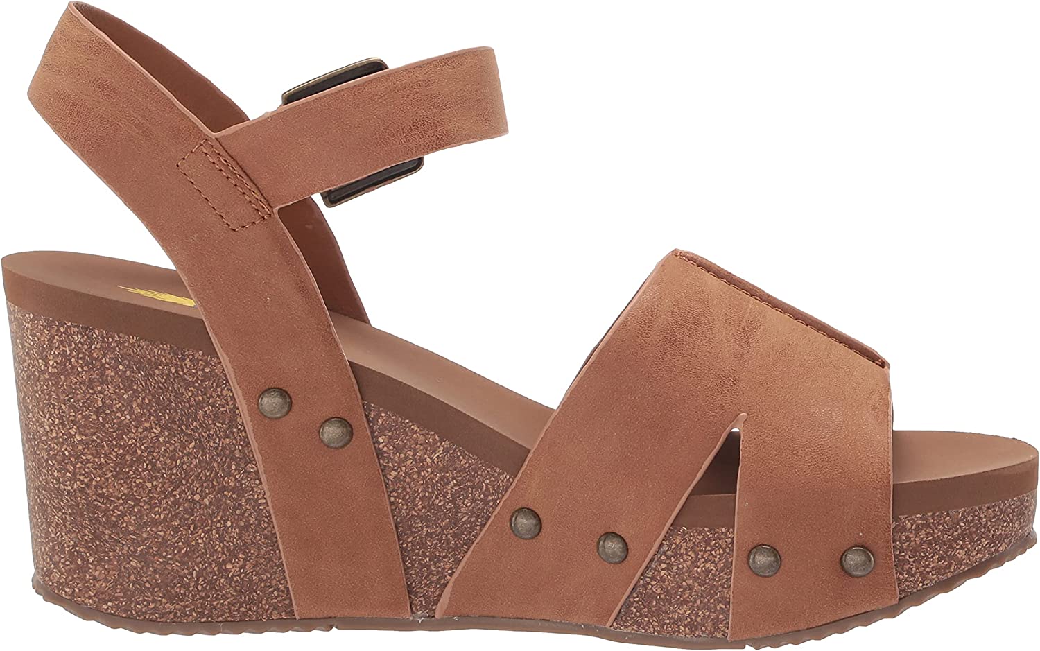 Volatile Womens Nekoma Ankle Strap Wedge Sandals