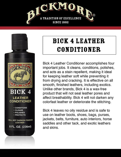 Bickmore Bick 4 Leather Conditioner 8 oz Bottle