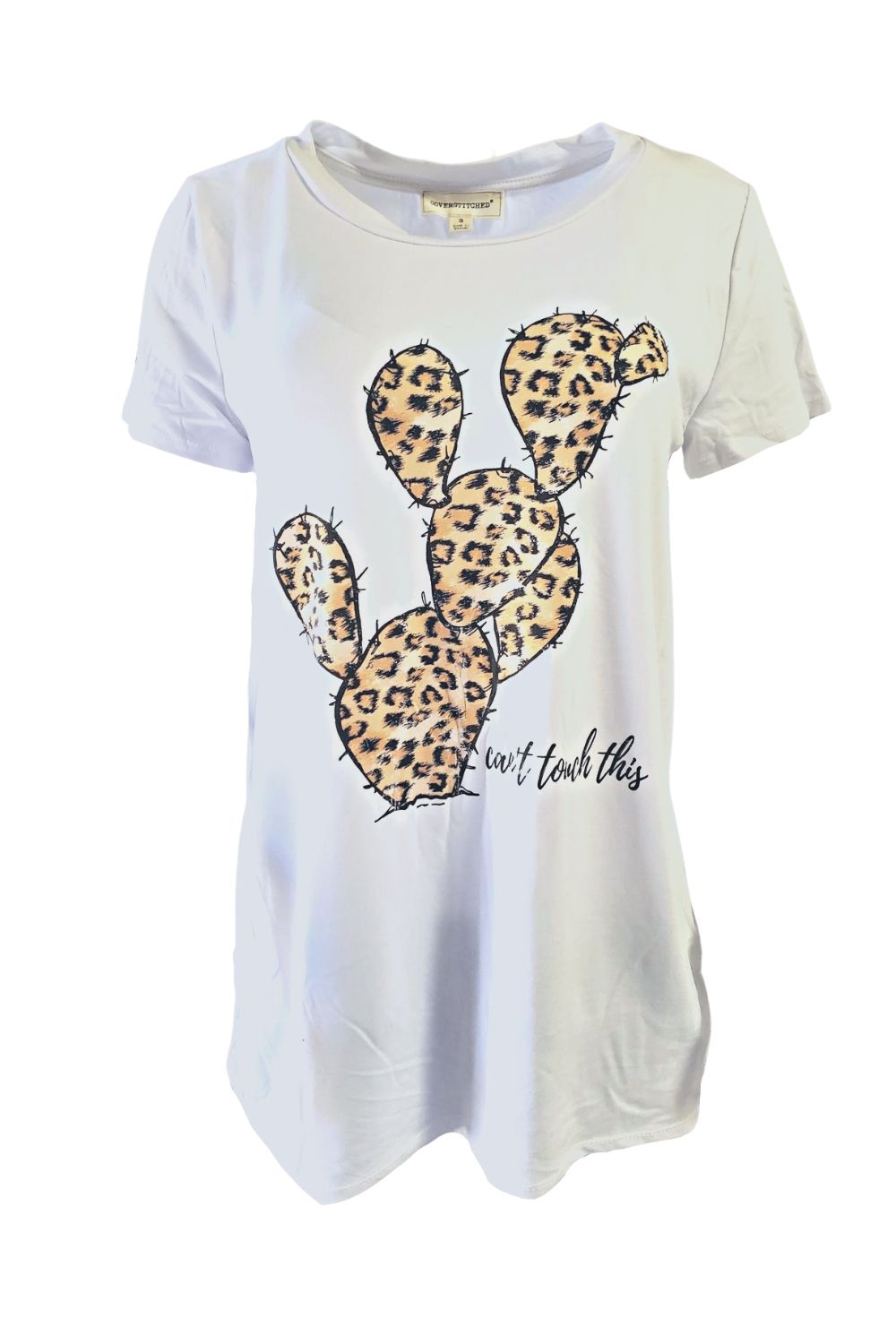 Coverstitched Womens Graphic Print Short Sleeve T-shirt