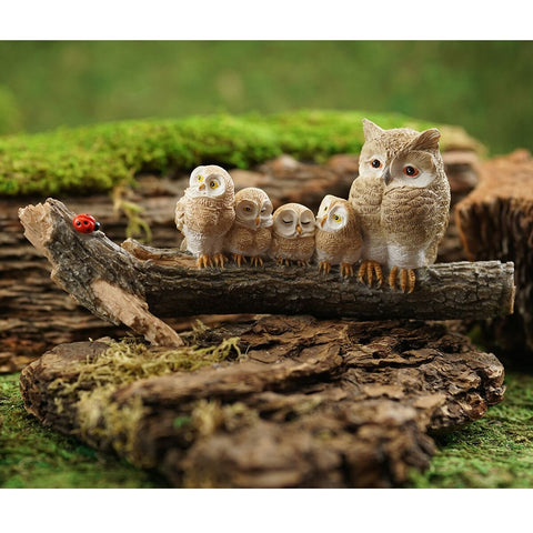 Studio Collection by Veronese Design Cute Mini Owl Garden Figurines
