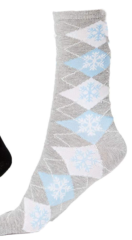 Charter Club Womens Holiday Crew Socks