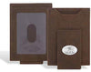 ZEP-PRO Mens Collegiate Crazy Horse Leather Front Pocket Wallet