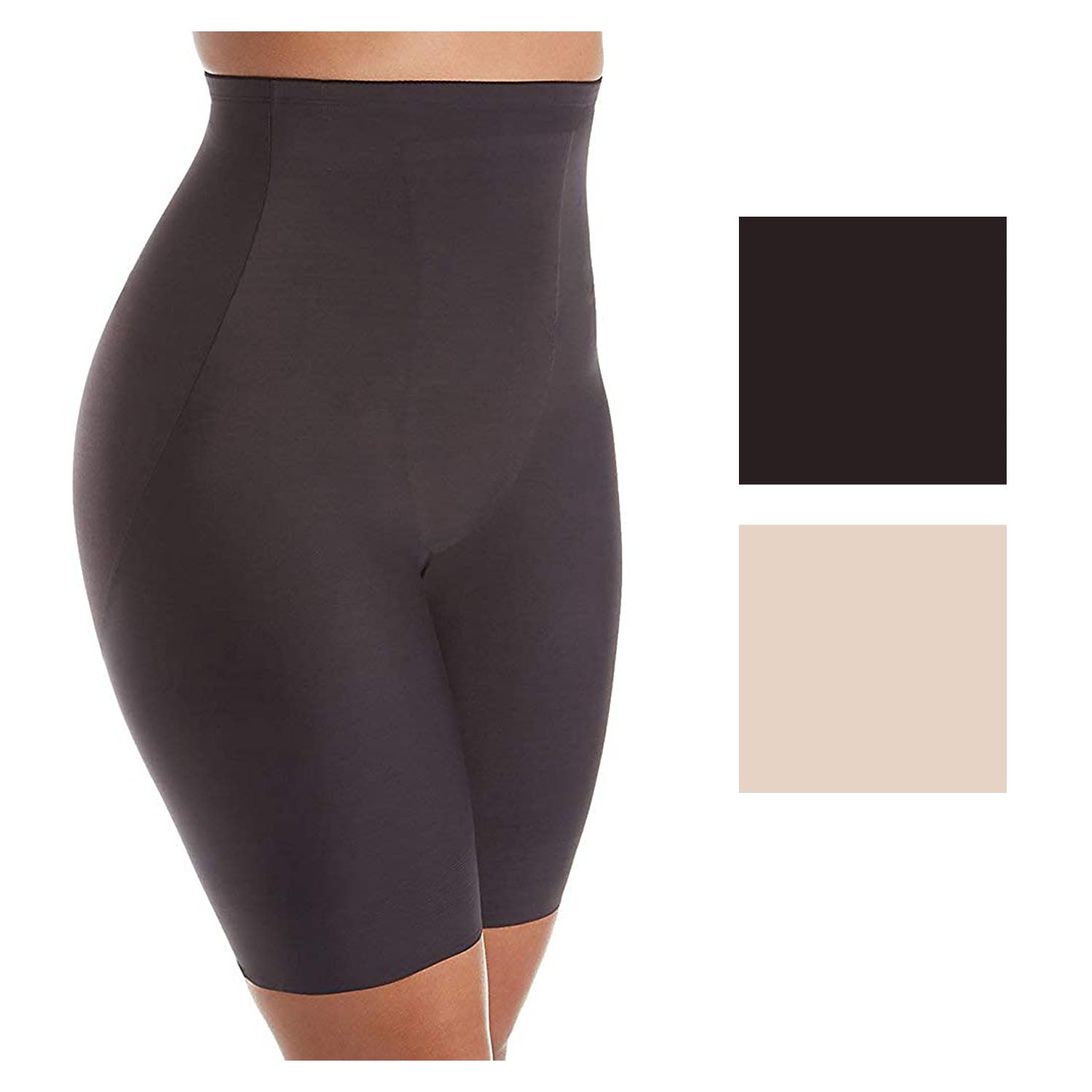 TC Fine Intimates Womens Plus Size Just Enough Hi-Waist Thigh Slimmer