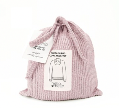 Hello Mello Cuddleblend Cowl Neck Lounge Tops