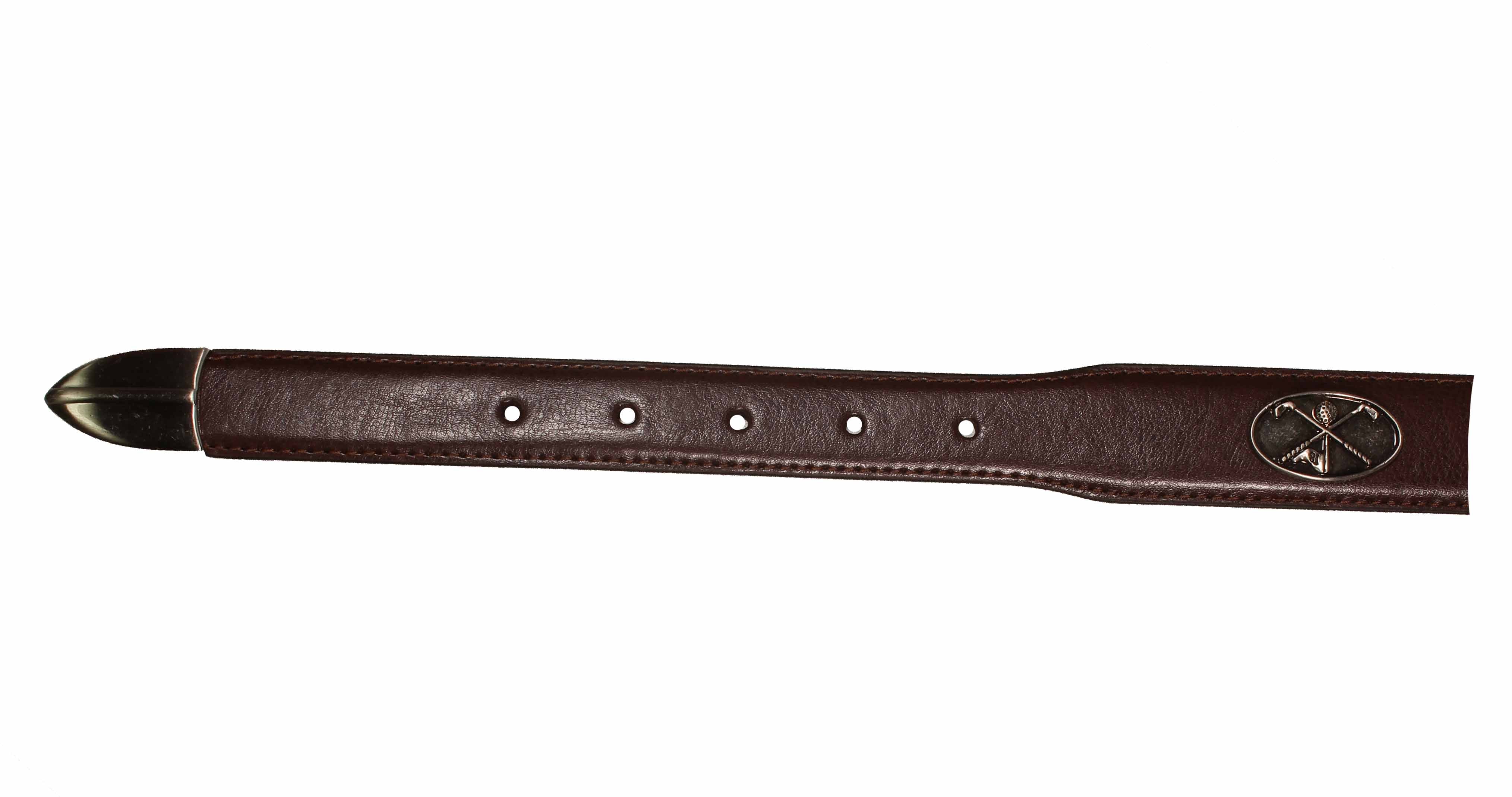 Greg Norman Mens Golf Cross Concho Belt