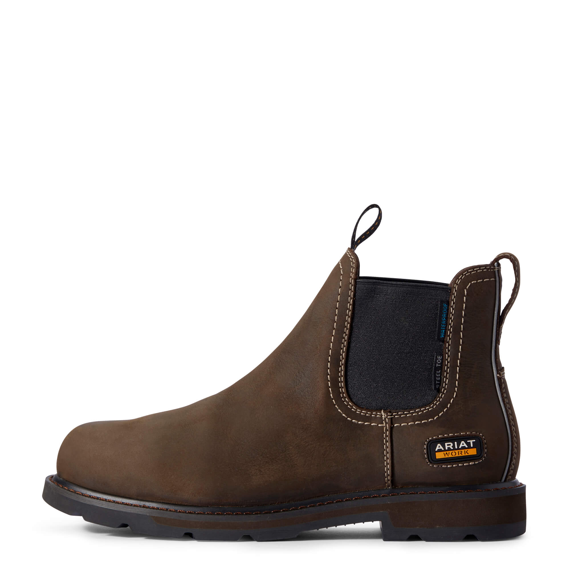 Ariat Mens Groundbreaker Chelsea CSA H20 Steel Toe Work Boots