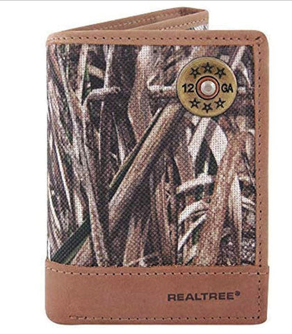 ZEP-PRO Mens Realtree Max-5 Nylon/Leather Roper Concho Wallet