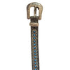 Nocona Womens Blue Rhinestone Belt