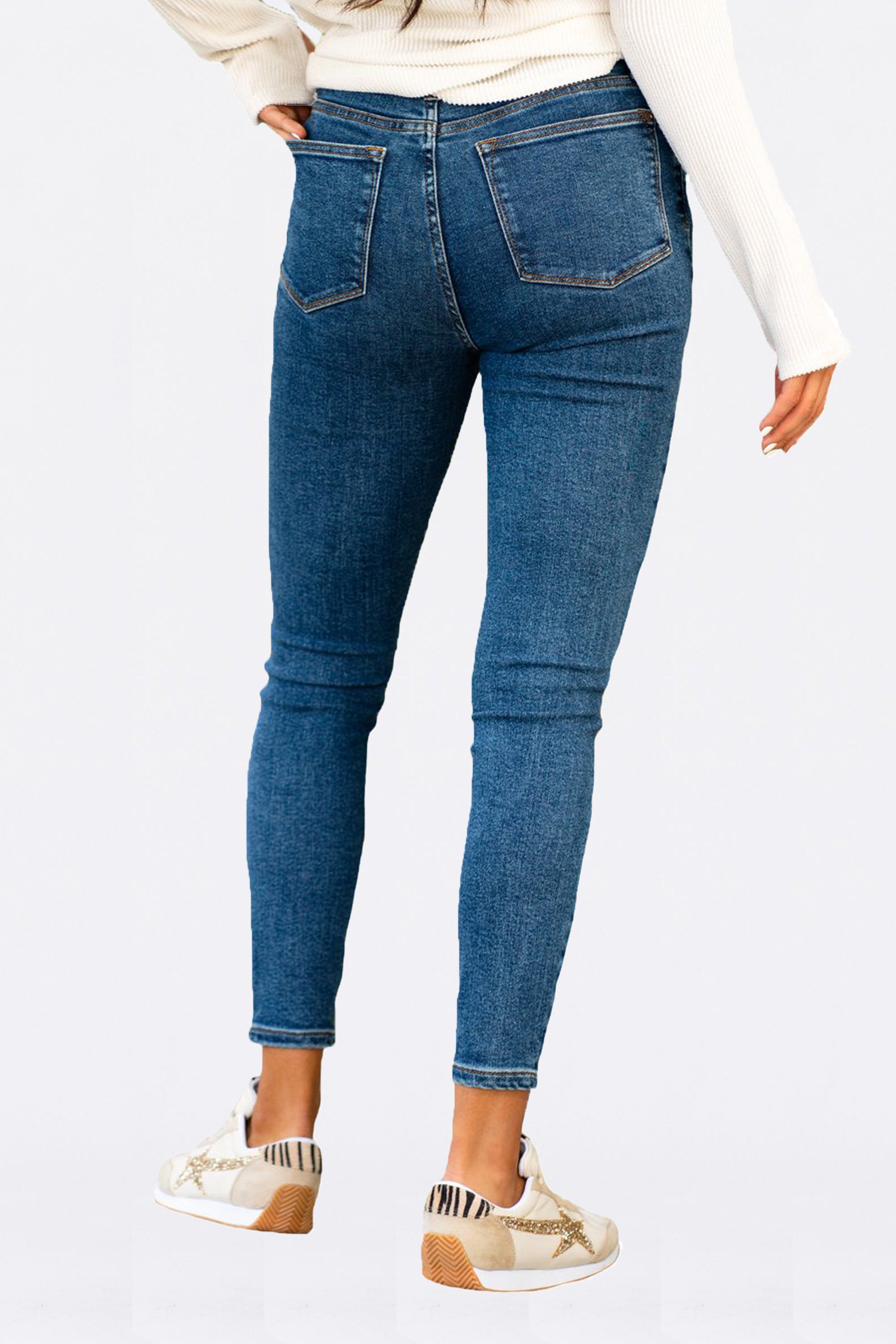 Judy Blue High Waist Petersburg Stone Wash Skinny Jeans