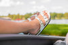 Corkys Womens Tan Lines Slip On Fashion Sandal
