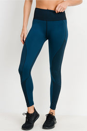 Mono B Womens High Waist Multi-Patterned Seamless Leggings