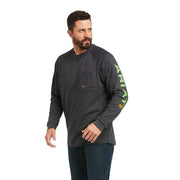 Ariat Men's Rebar Cotton Strong Graphic Long Sleeve T-Shirt