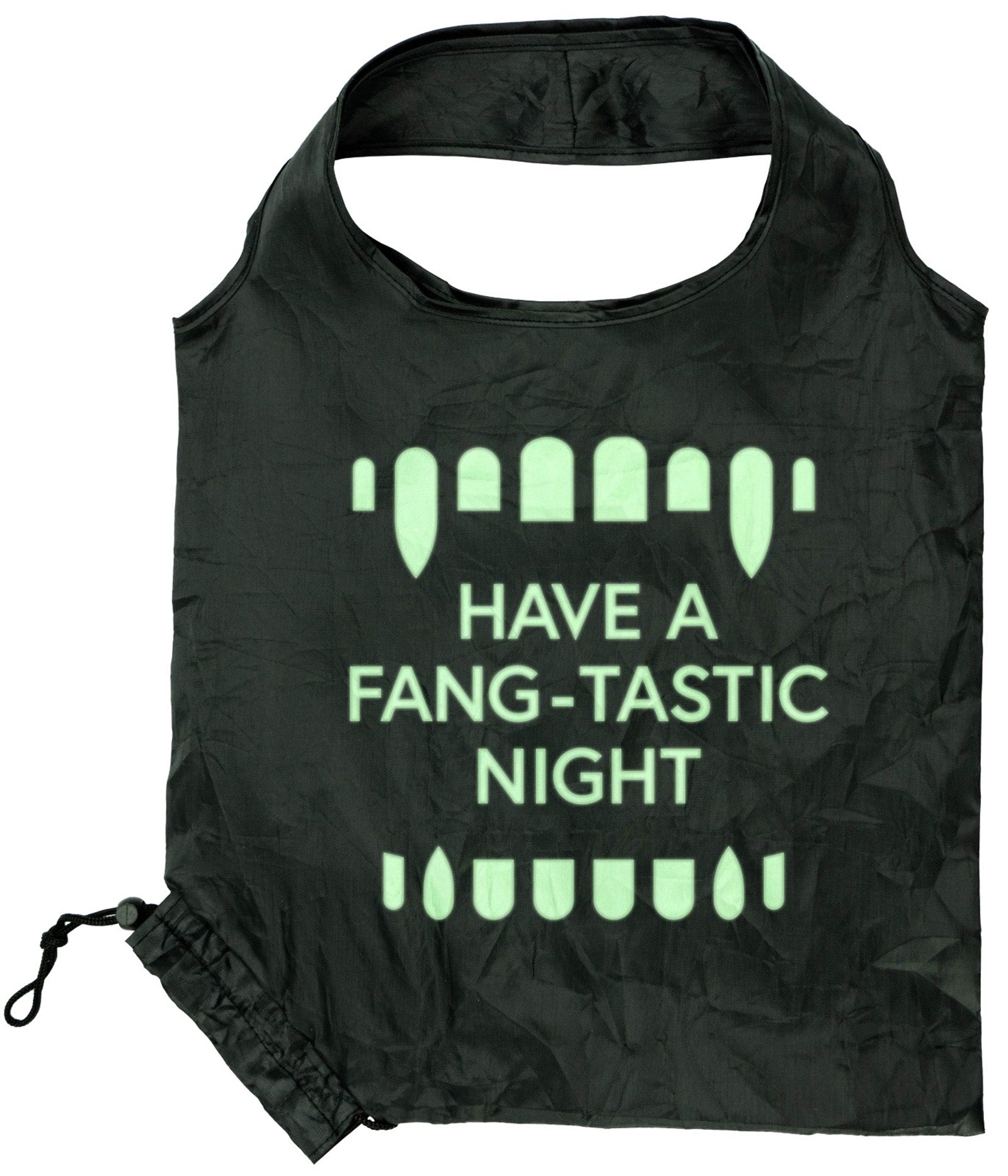 Funny Bones Unisex Glow In The Dark Reusable Trick or Treat Bag