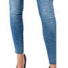 Vocal Apparel Womens Rhinestone Embellished Skinny Jeans