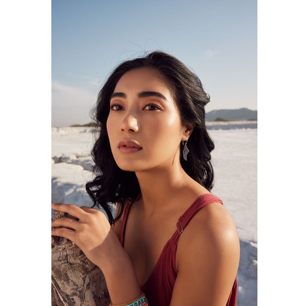 Myra Bag Ving Silver Angel Wings Earrings