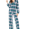 Family PJs Womens's Button Down 2 Pcs Holiday Pajama Set
