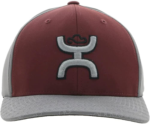 Hooey Mens Solo III 6-Panel Flexfit Embroidered Logo Baseball Hat