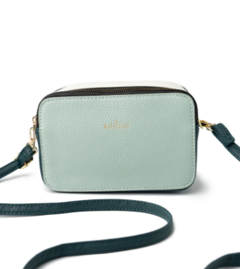 Kedzie Color Pop Collection Modernist Crossbody Purse in Vegan Leather