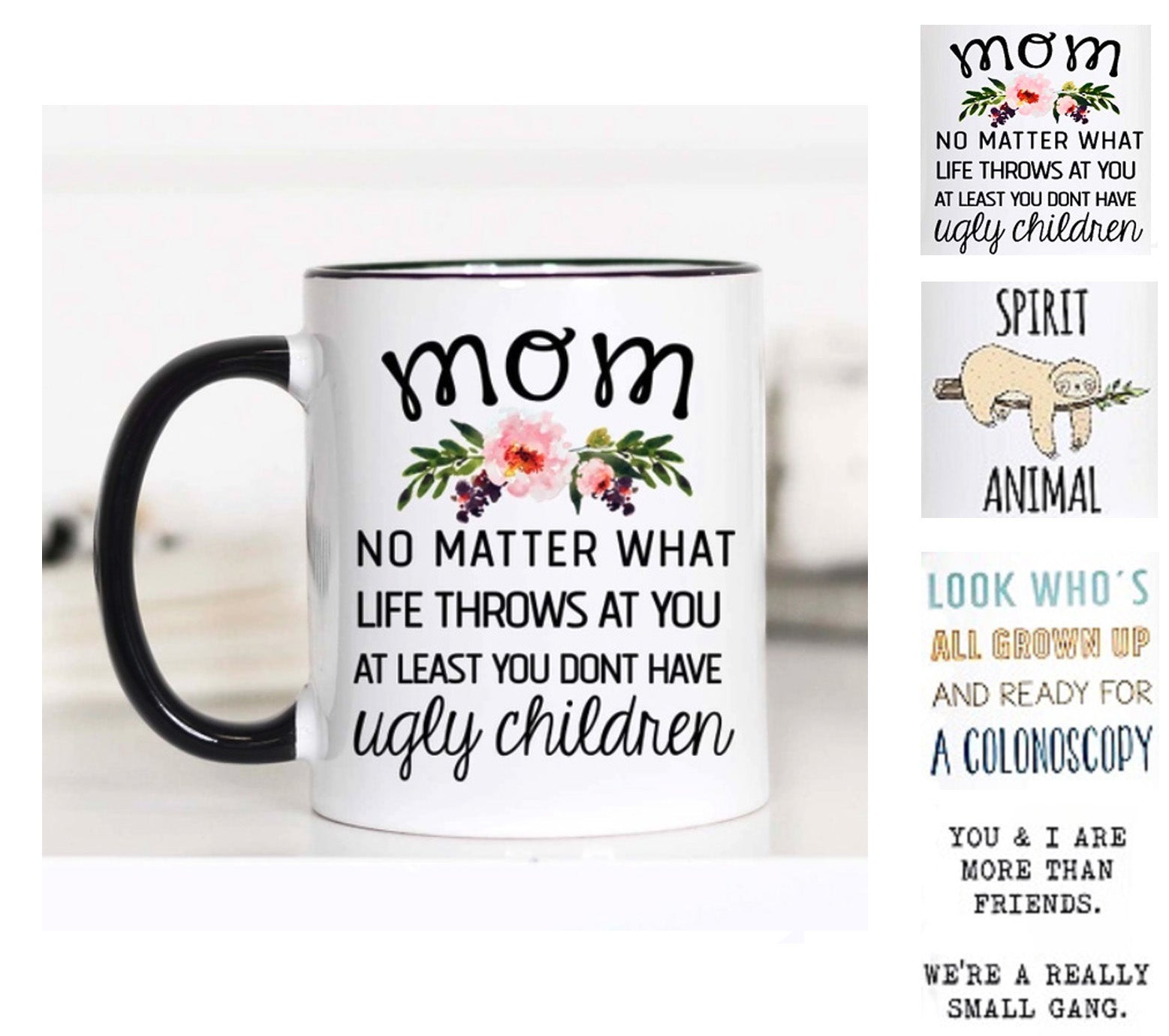 Mugsby Fun Novelty Coffee Mug White 11 oz