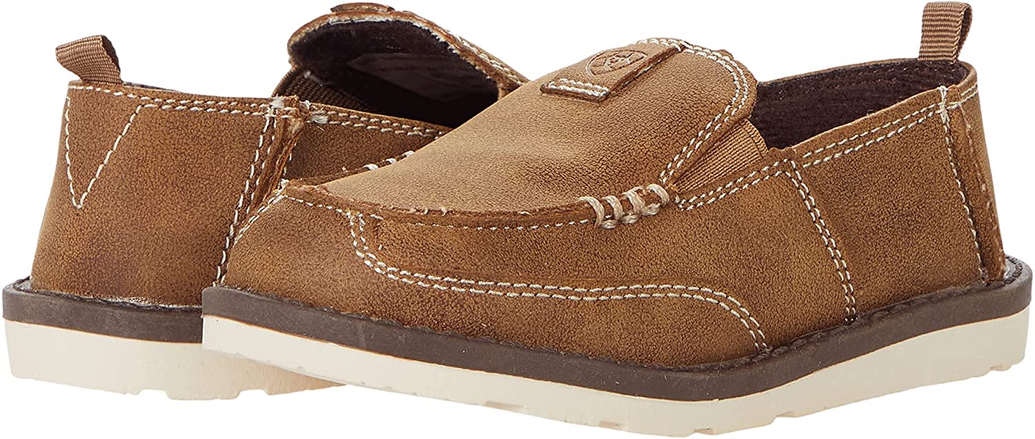 Ariat Lil Stompers Toddler Boys Buckskin Cruiser Moccasin