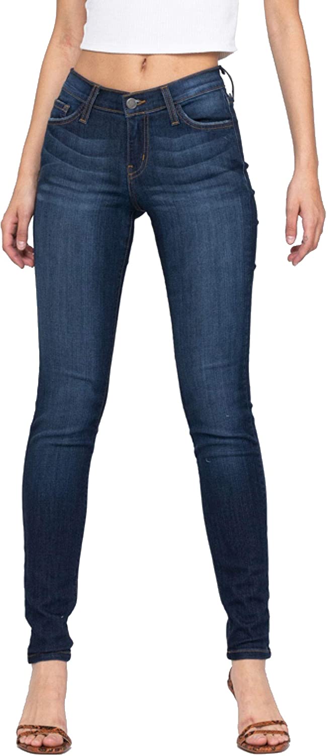 Judy Blue Womens Handsand Rayon Soft Skinny Jeans
