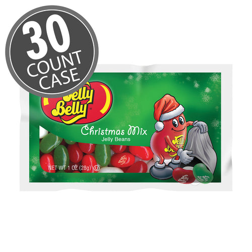 Jelly Belly Christmas Mix Jelly Beans 1 oz. Bags 30 Count Case