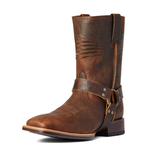 Ariat Mens Sport Buckout Western Leather Boots