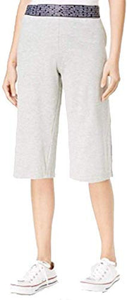 Energie Juniors' Quinn Wide-Leg Bermuda Shorts (Heather Grey, S)