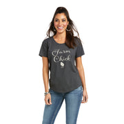 Ariat Womens Farm Chick Short Sleeve T-Shirt