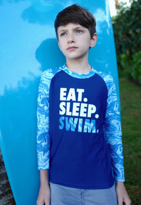 Juice Box Boys Fun In The Sun Rash Guard Swim Tee