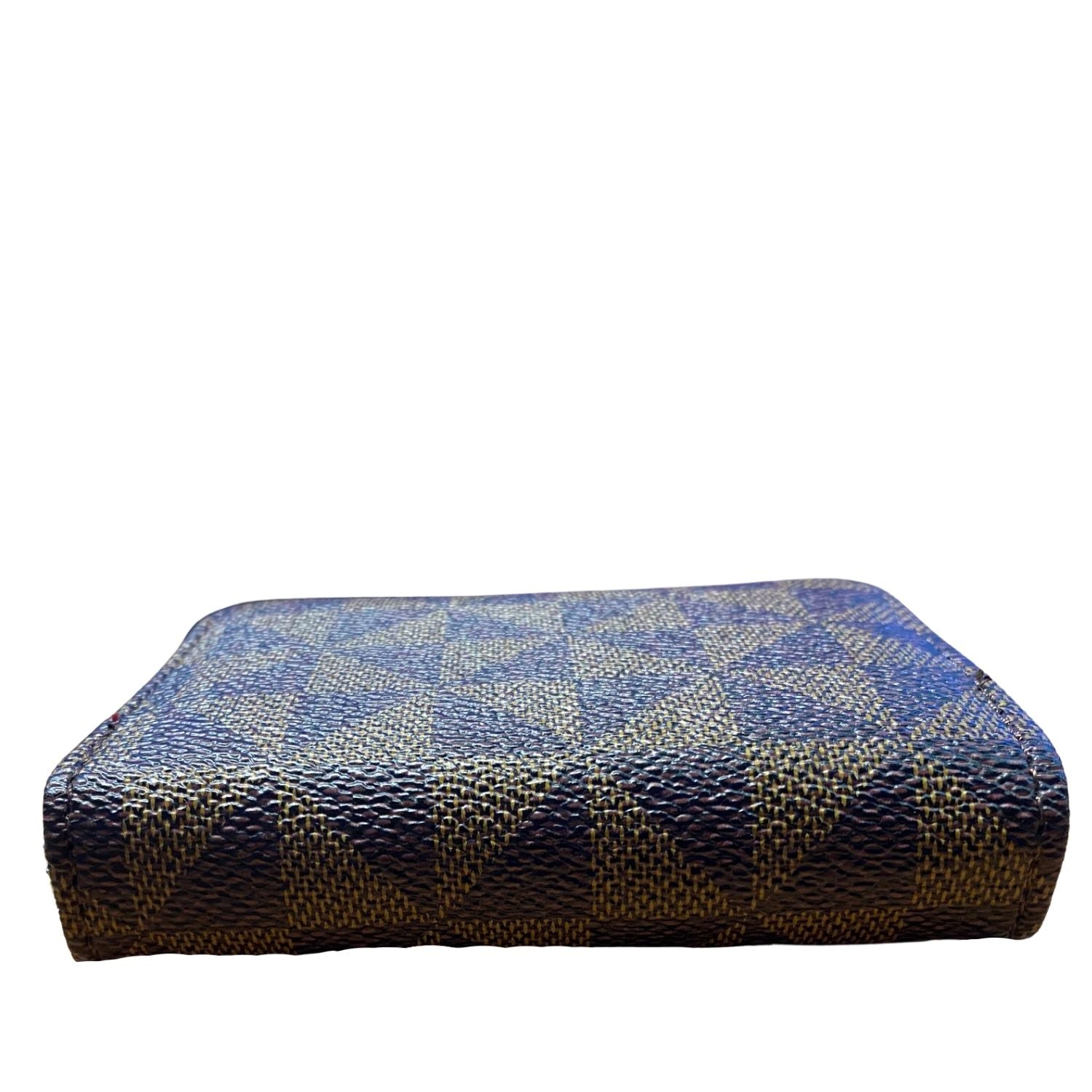 Luxie Collection Womens Card Holder Zipper Closure Faux Leather Wallet, Coffee