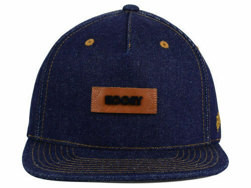 Hooey Mens Adjustable Flat Bill Low Profile Baseball Cap Hat (Denim, One Size)