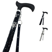 Jacqueline Kent Diamonds in the Ruff Adjustable Aluminum Crystal Cane