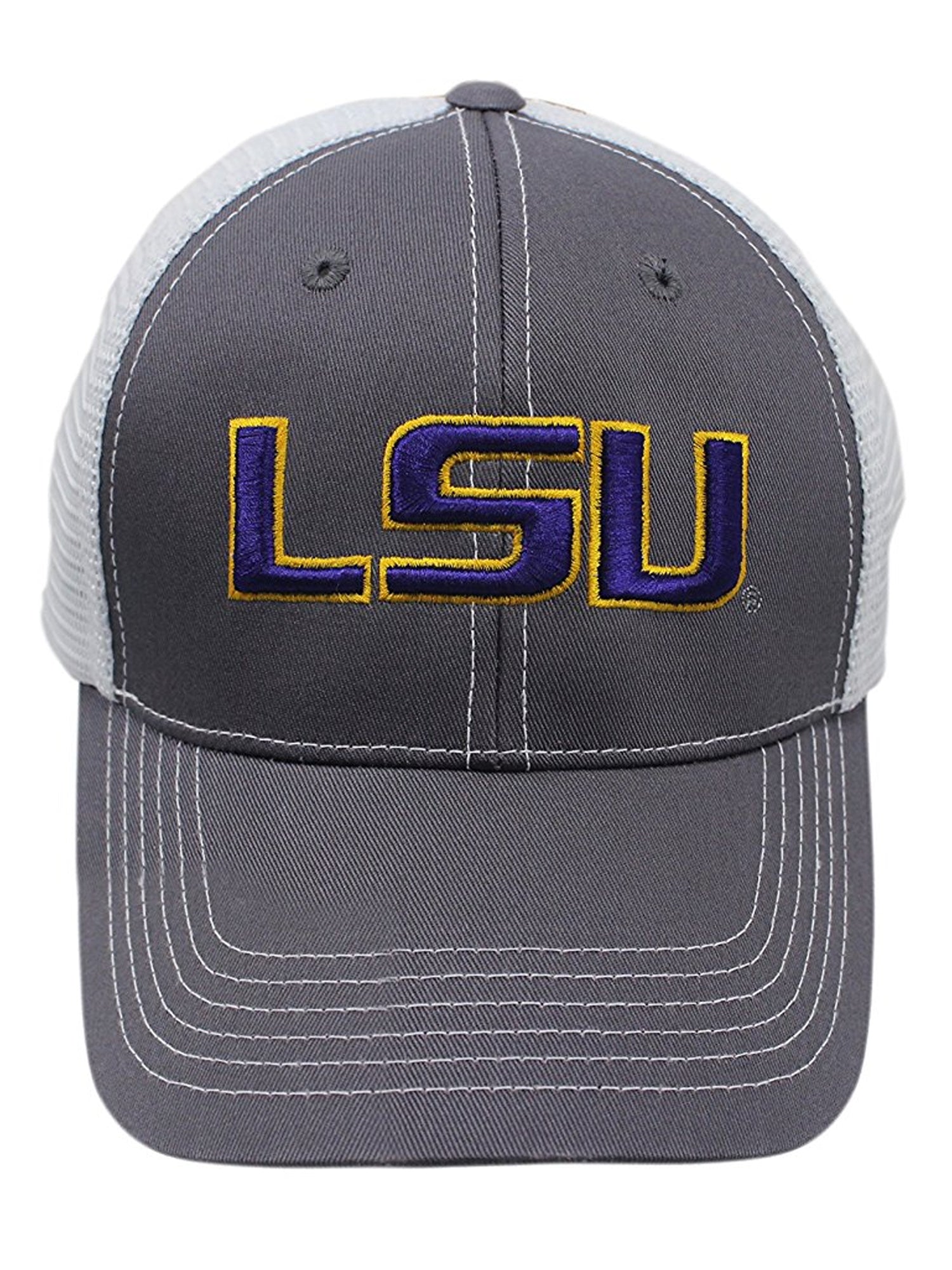 Collegiate Headwear NCAA College Team Grey Ghost Mesh Embroidered Snap Back Hat