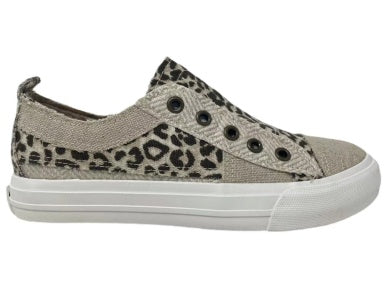 Gypsy Jazz Womens Alice Leopard Print No Lace Fashion Sneaker