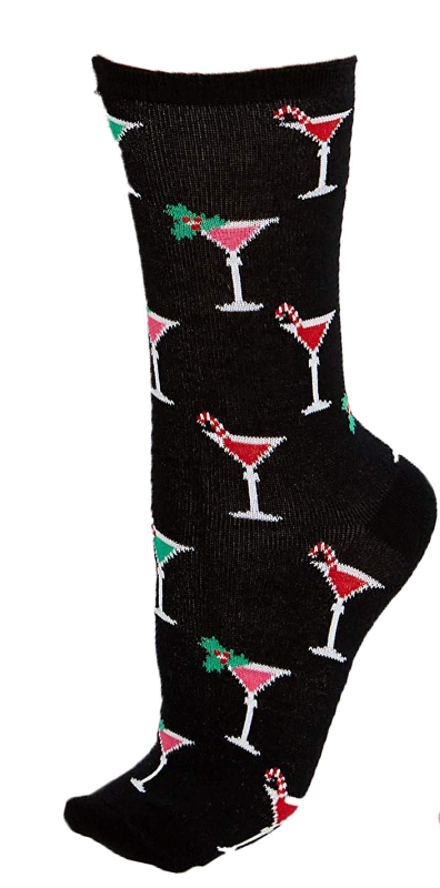 Charter Club Womens Holiday Crew Socks