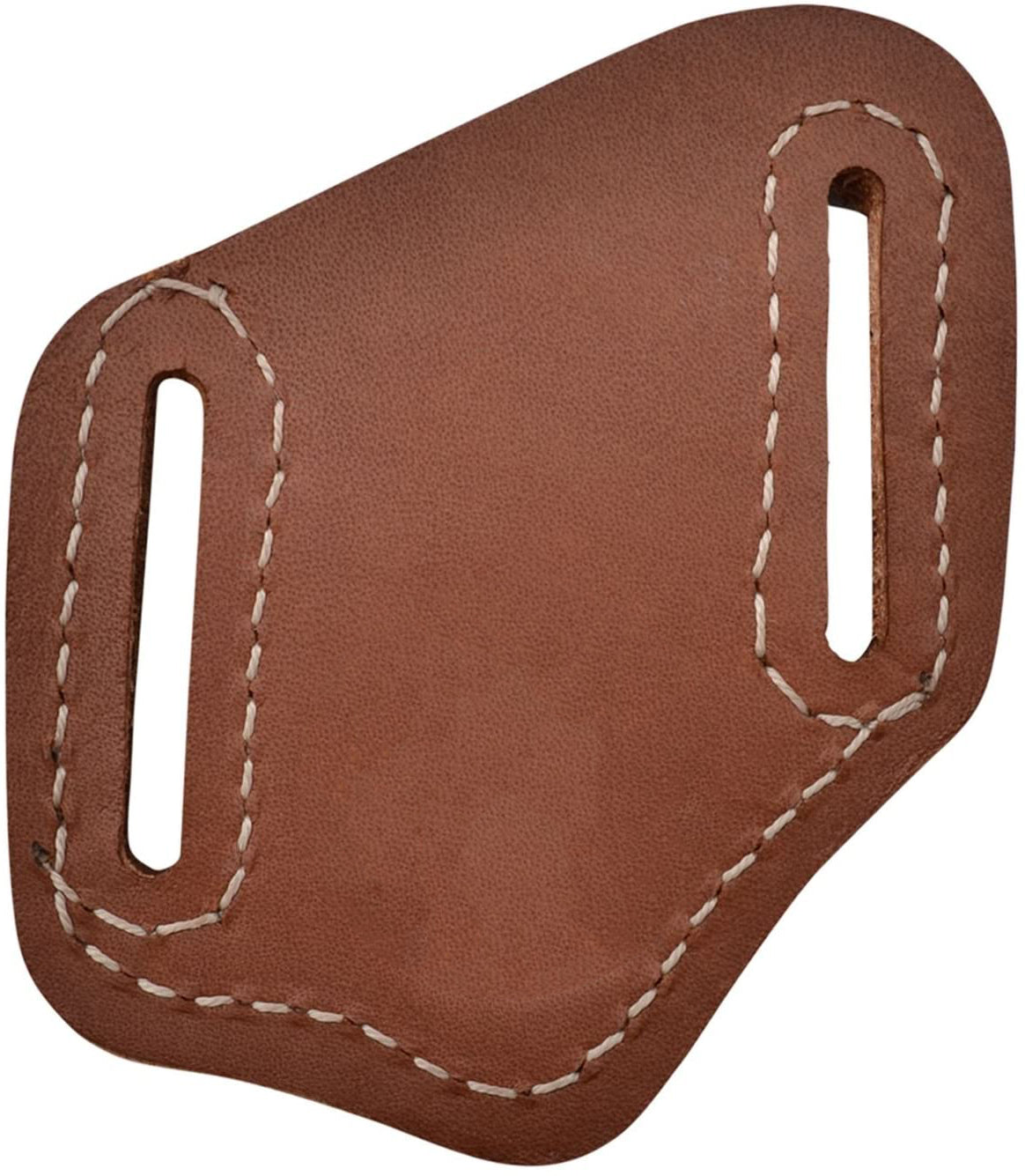 3D Mens Vertical Sleeve Leather Knife Sheath (Tan, Small)