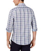 Tasso Elba Mens Geometric Plaid Shirt